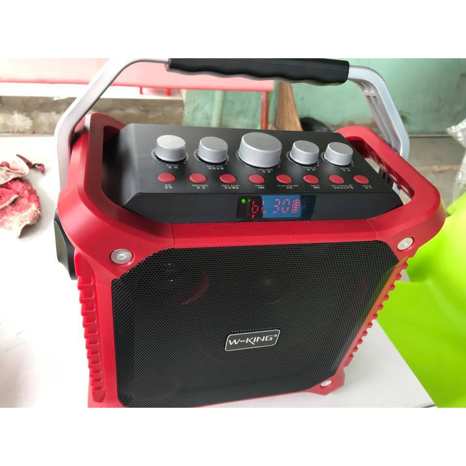 Loa bluetooth không dây karaoke kèm Mic không dây Wking K3 ( Chính Hãng )