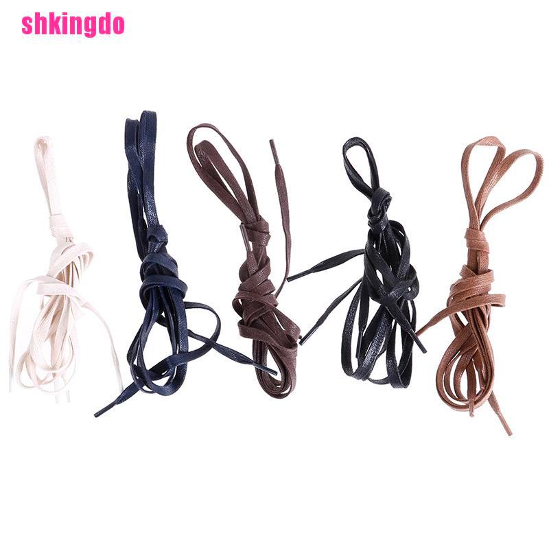 Cặp dây giày da tròn dẹt 80cm/100cm/120cm/150cm