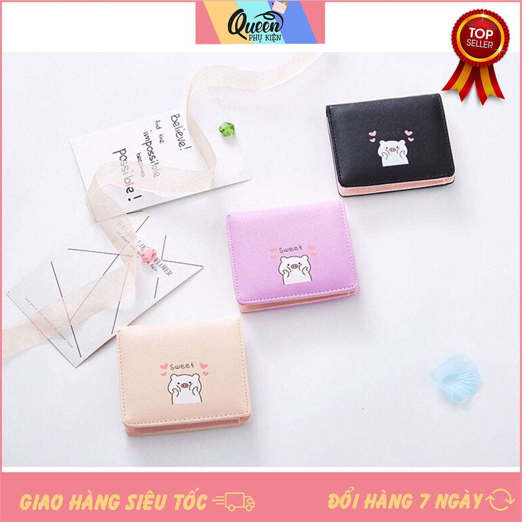 Ví Nữ FOREVER YOUNG Chú Heo Thả Tim V303 Hot Trend Siêu Xinh