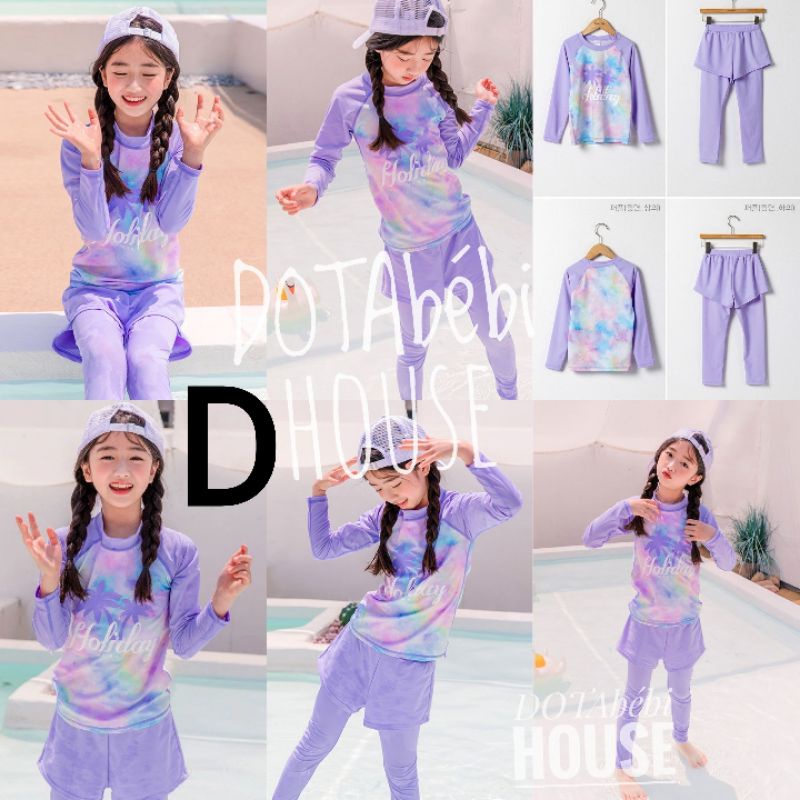 (M-4XL) nhiều mẫu Đồ bơi dài tay quần dài cho bé gái - DOTAbébi HOUSE