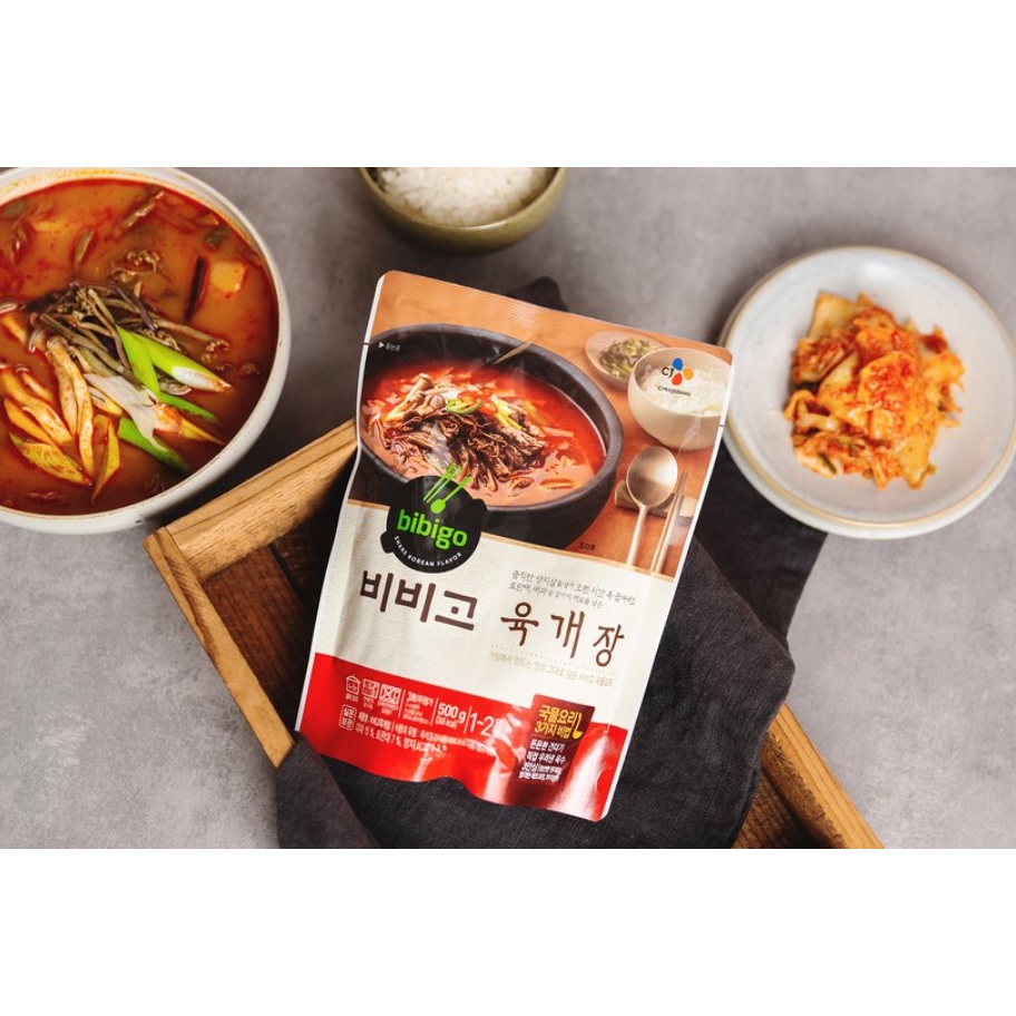 [BIBIGO] CANH BÒ HẦM CAY YUKECHANG 500G - [CJ 비비고] 육개장 500G