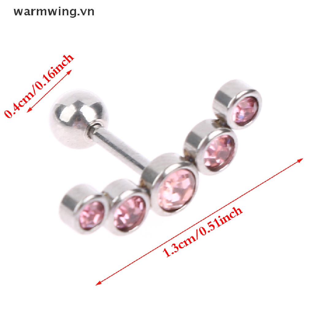 1 khuyên sụn tai bằng thép không gỉ