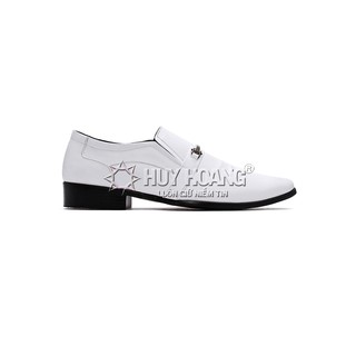 Giày nam da bò màu trắng PH7135
