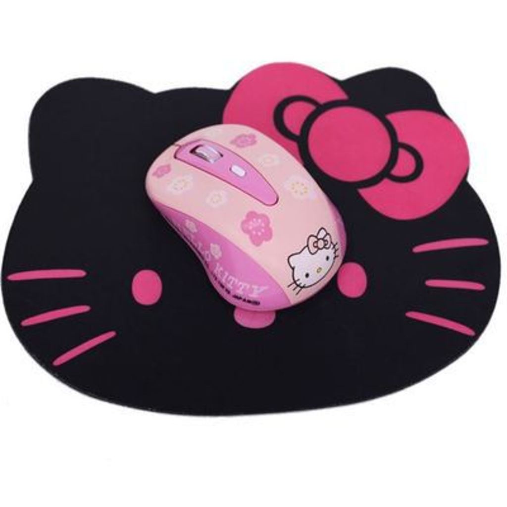 Chuột không dây 2.4ghz Hình Hello kitty