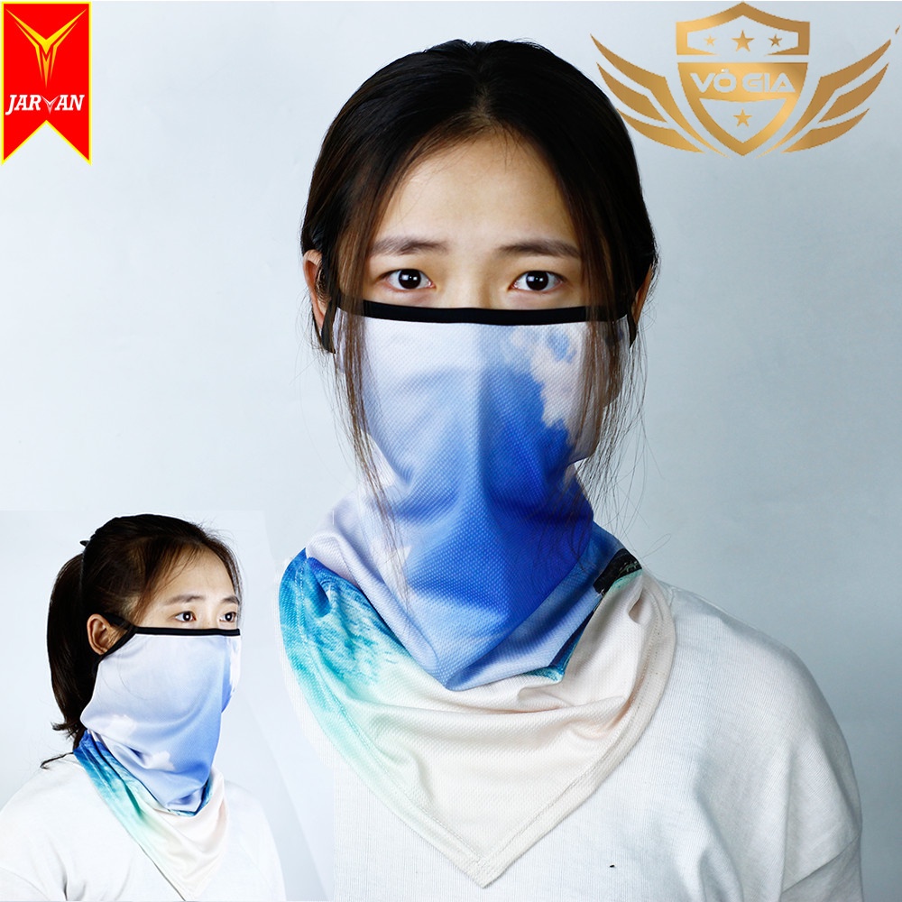 Khăn đa năng tam giác cao cấp - Chống nắng Chống Uv - Vải làm mát thấm hút mồ hôi tốt