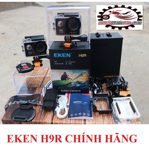 CAMERA HÀNH TRÌNH EKEN H9R WIFI 4K CHÍNH HÃNG như hình