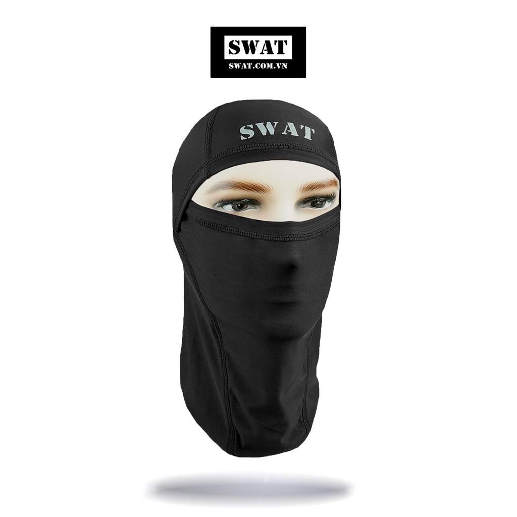 Khăn trùm đầu chống nắng, chống gió SWAT 3 IN 1 màu đỏ cao cấp tiện lợi