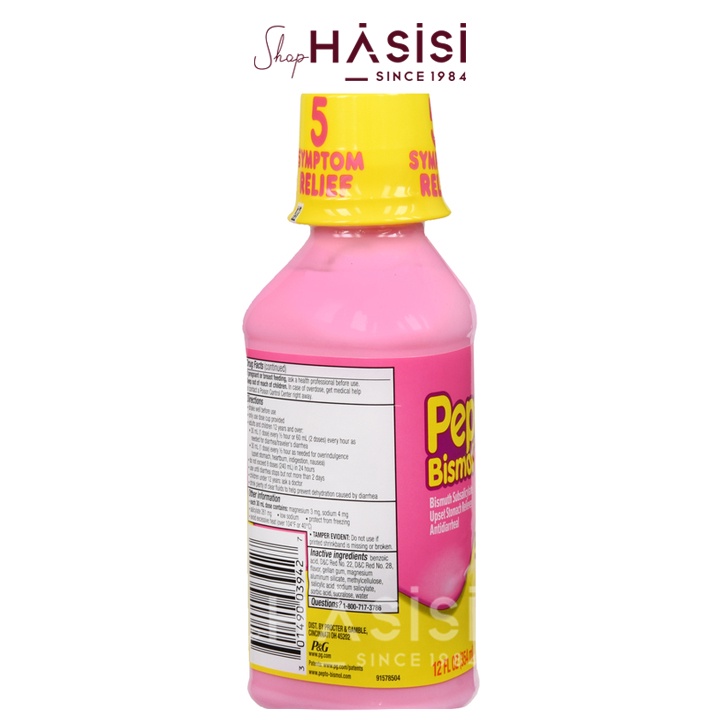 Siro Hỗ Trợ Tiêu Hóa, Dạ Dày PEPTO BISMOL  Ultra 354ml (15ml~30ml/Ngày)