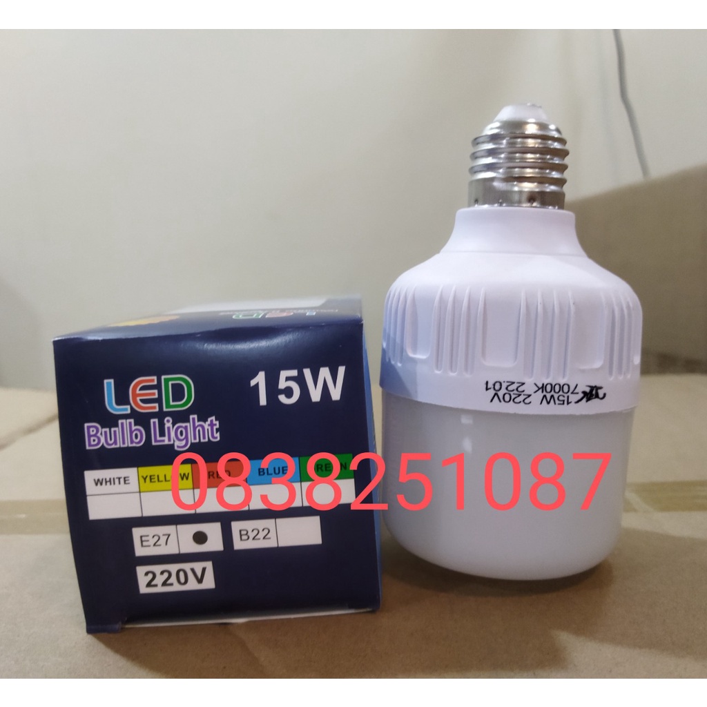 Bóng đèn Led trụ 15w 10w bup trụ bulb siêu sáng tiết kiệm điện kín chống nước ánh sáng trắng