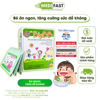 Cốm BigBB xanh - hỗ trợ tiêu hóa cho bé, giúp bé ăn ngon, tăng khả năng hấp thu dưỡng chất - Có tem tích điểm đổi quà