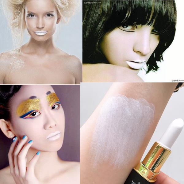 Son Môi Hóa Trang Nhiều Màu Sắc Trắng/Đen/Xanh Dương/Tím/Cam/Xanh Lá/Xanh Lá