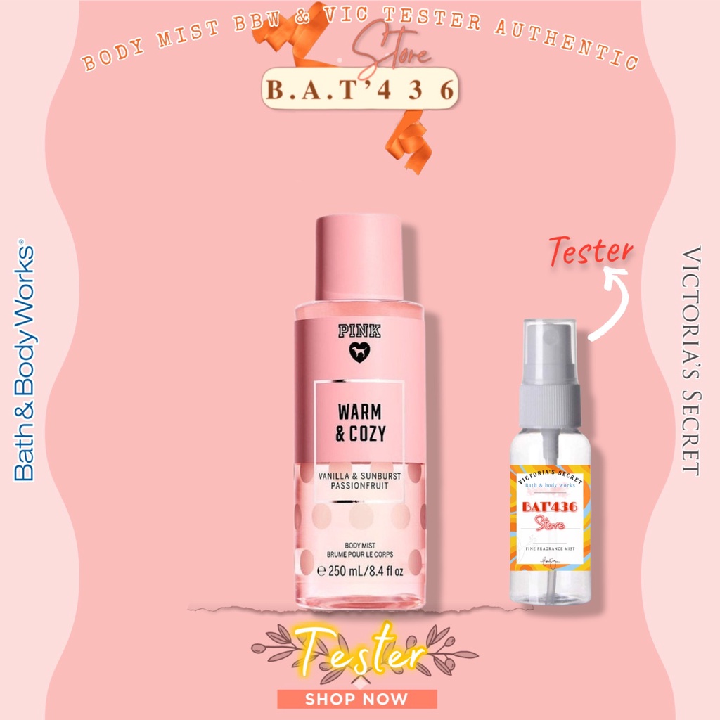 [Mẫu thử] Xịt Thơm Body Mist 𝗩𝗜𝗖𝗧𝗢𝗥𝗜𝗔'𝗦 𝗦𝗘𝗖𝗥𝗘𝗧 Warm &amp; Cozy 10ml-30ml-50ml-100ml