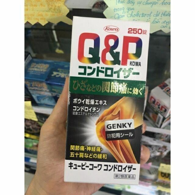 VIÊN UỐNG BỒI BỔ VÀ GIẢM ĐAU XƯƠNG KHỚP Q&P KOWA NHẬT BẢN