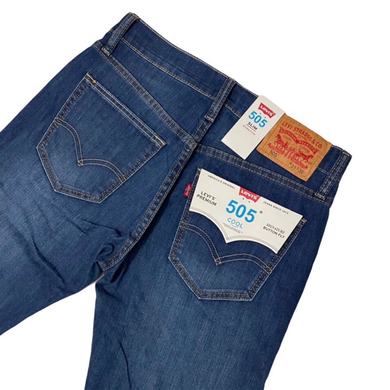 [Hàng nhập - Sale 50%] Quần jean nam co dãn ống đứng nhập khẩu ( levi 505)