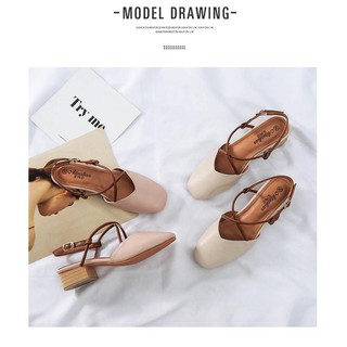 Giày búp bê sandal tiểu thư dễ thương
