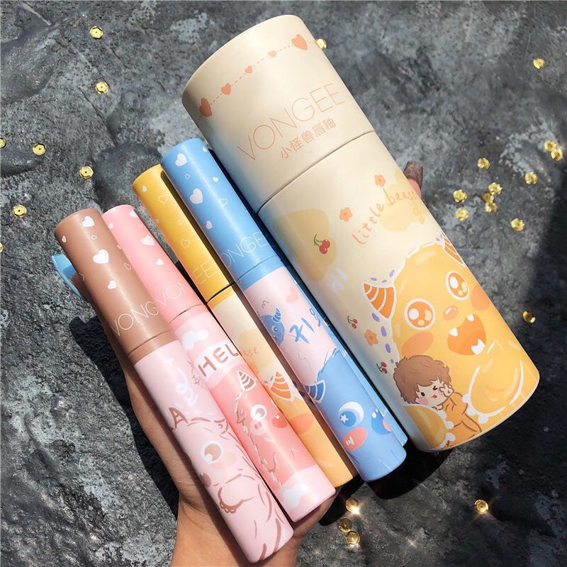 Set 5 thỏi son Vongee ver chibi có sẵn