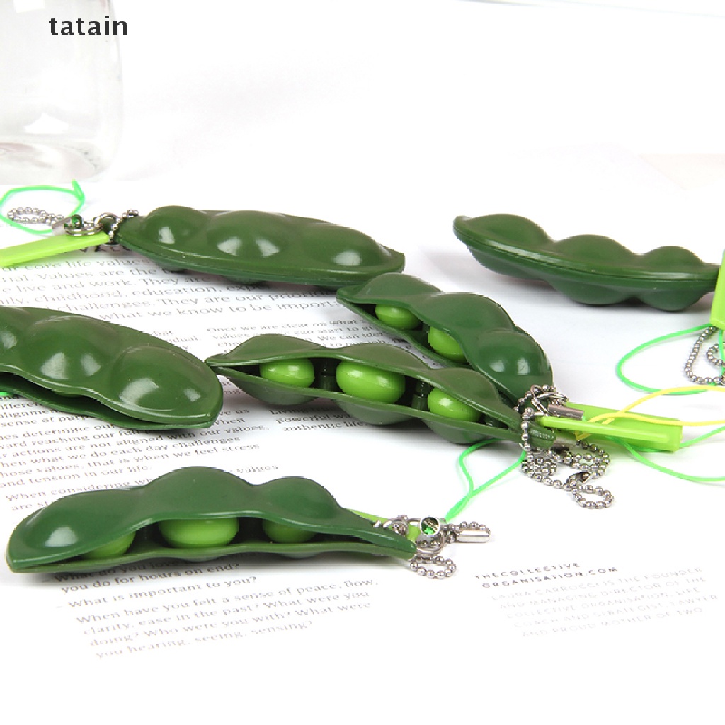 Đồ chơi bóp đầu ngón tay thiết kế đậu nành non giải tỏa căng thẳng chống áp lực cho người lớn