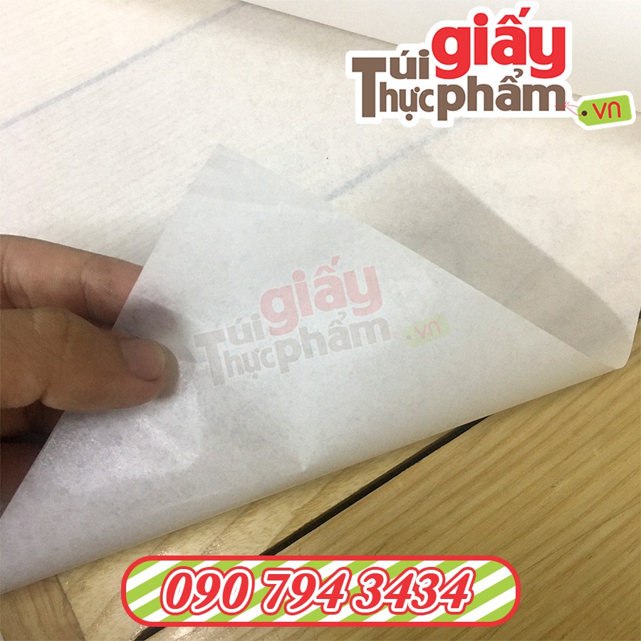 Cuộn Giấy Gói Pelure Thực Phẩm _ thời trang _Không In (30 &amp; 40gsm)