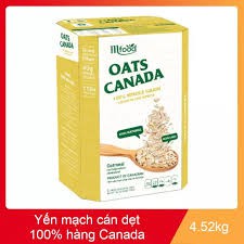 Yến Mạch Cán Dẹp Oats Canada hộp 4.52kg