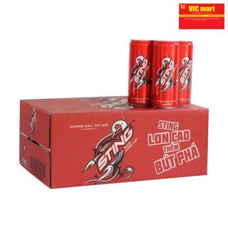 VIC mart_  Thùng 24 lon nước tăng lực sting