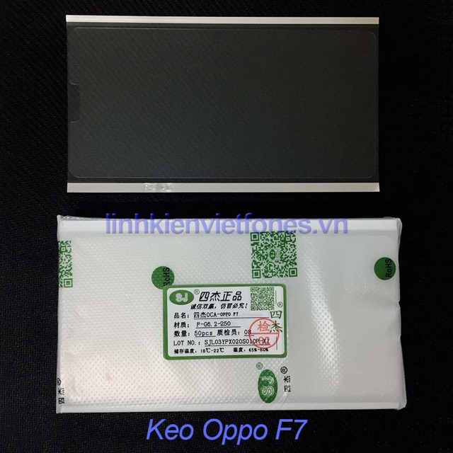 5 miếng Keo OCA SJ Oppo A3S , F5, F7, F9, F11 pro