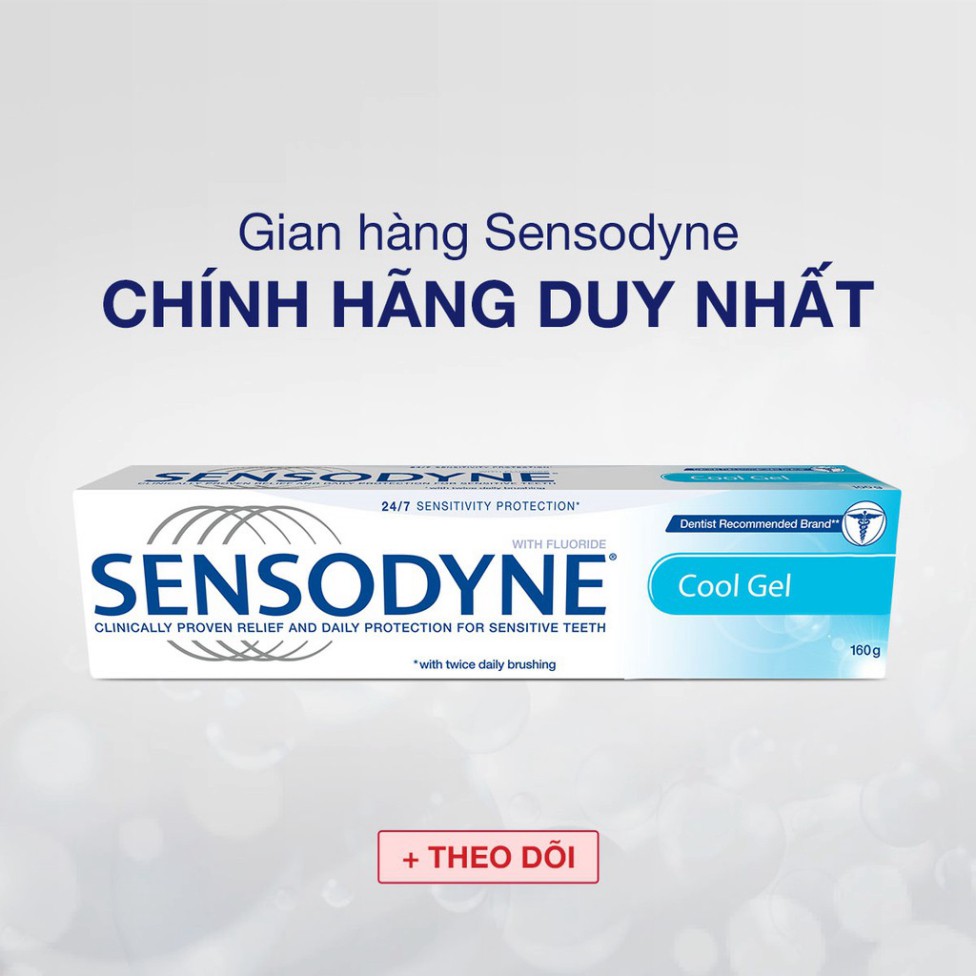 [Mã FMCG8 - 8% đơn 250K] Kem đánh răng Sensodyne Cool Gel 160g