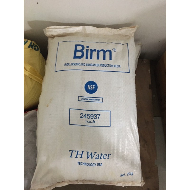 Hạt birm dùng trong xử lý nước giếng khoan (bao 25kg)