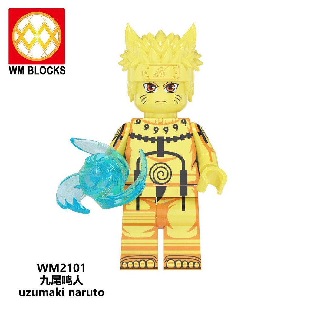 COMBO 8 Minifigures Các Mẫu Nhân Vật Hoạt Hình Naruto Hyuga Hinata - Zabuza - Haku - Tsunade WM6107 - Đồ Chơi Lắp Ráp