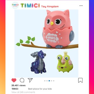 Đồ chơi con cú, ốc sên, khủng long dễ thương chạy quán tính bằng dây cót nhấn (phát ngẫu nhiên)