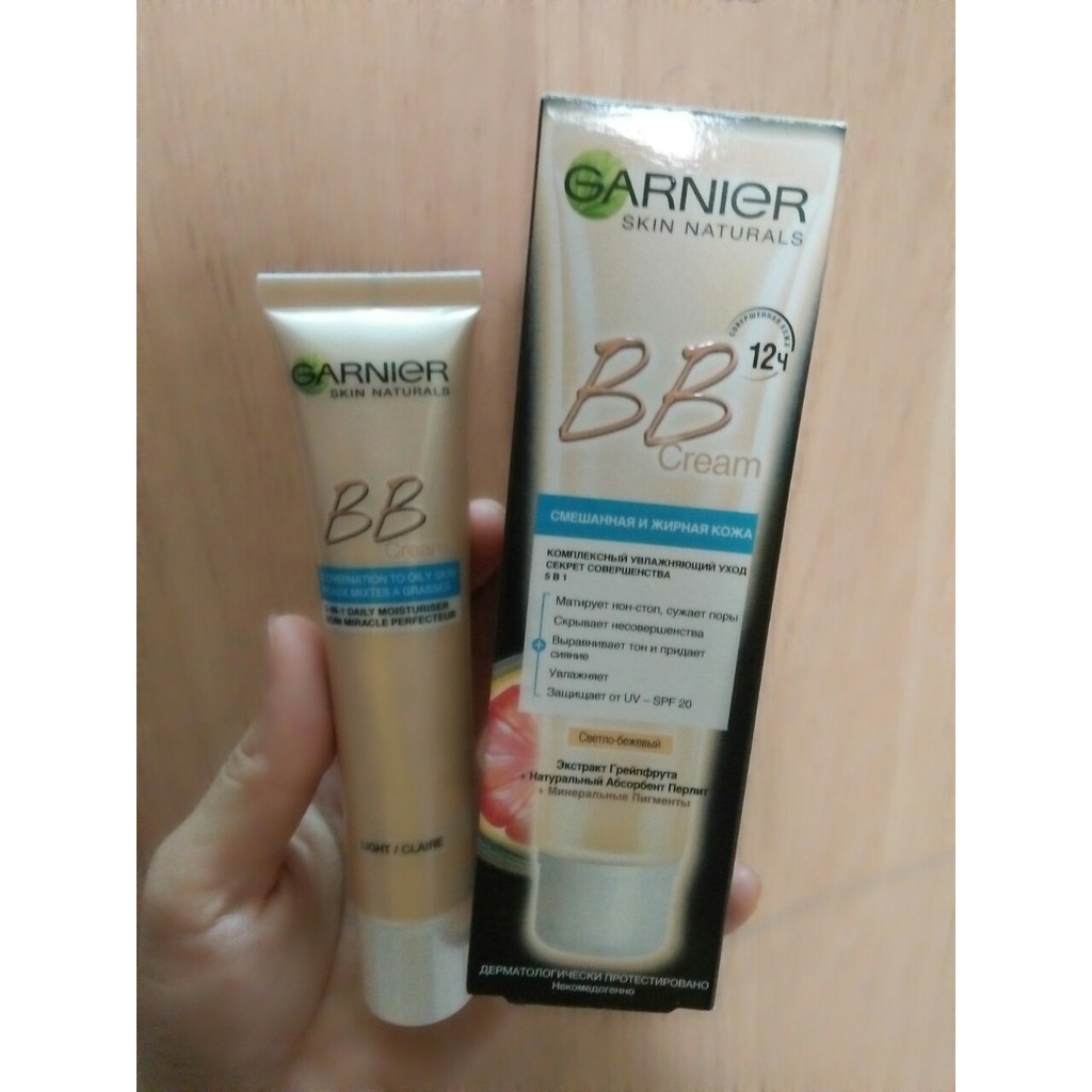 KEM NỀN BB CREAM GARNIER 5IN1 CHO DA NHỜN