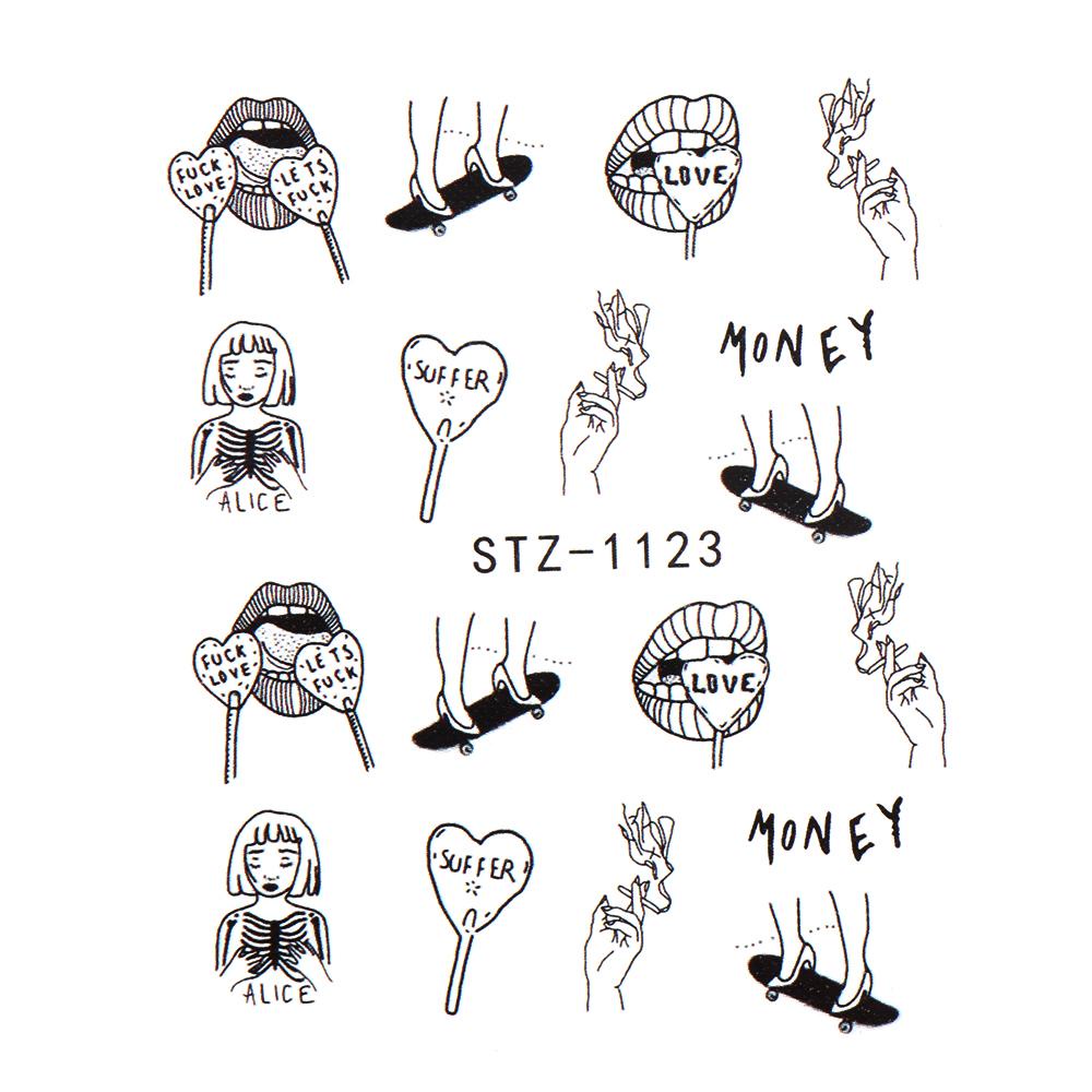 Set 24 Miếng Dán Móng Tay Hình Thiên Thần Mary