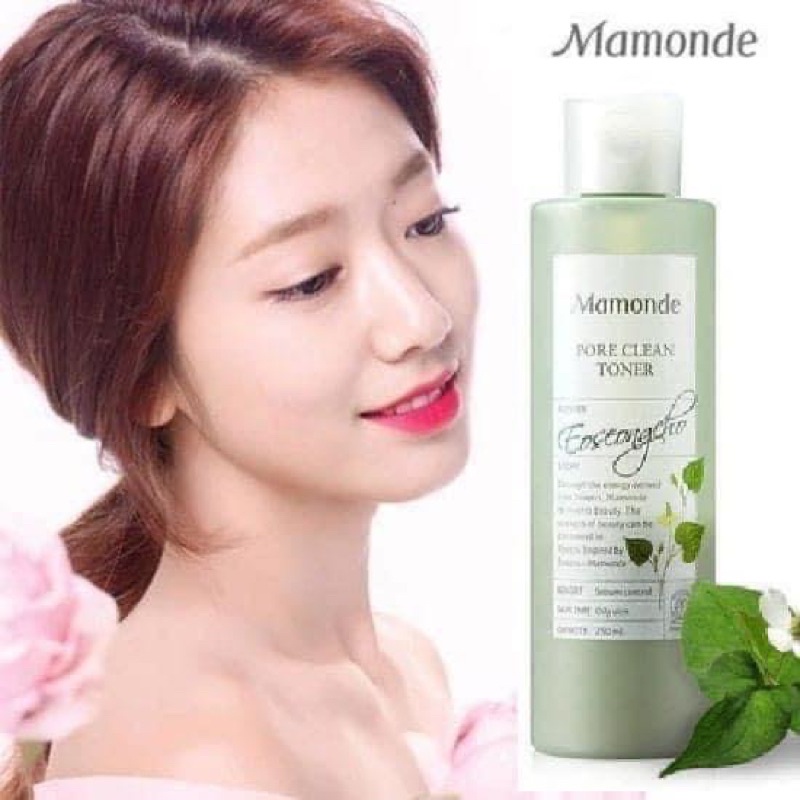 Nước hoa hồng Mamonde Pore Clean Toner - diếp cá