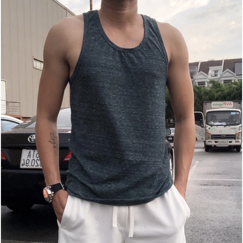[Freeship]Áo Ba Lỗ Tanktop Nam Cotton 100% cực mịn và mát mẻ