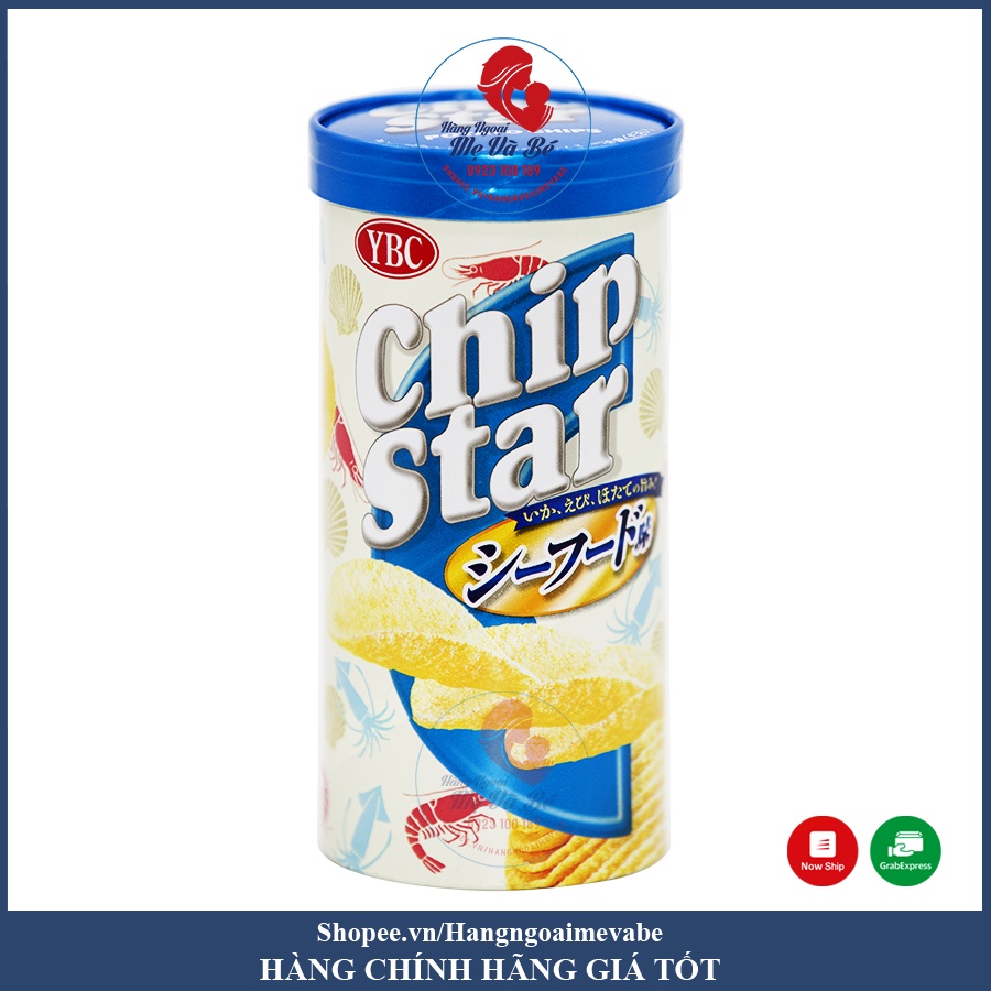 Snack khoai tây YBC Chip Star Nhật Bản ăn vặt cho bé đủ vị (Date 11/2022)