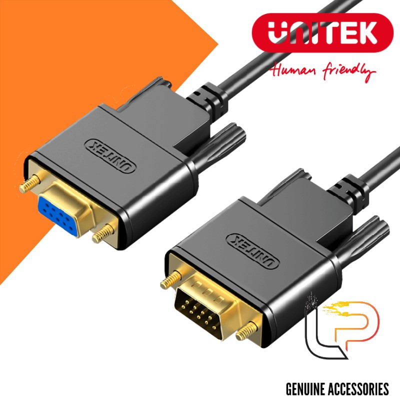 CÁP RS232 NỐI DÀI UNITEK Y-C 706ABK - CÁP COM 9 NỐI DÀI UNITEK Y-C 708ABK