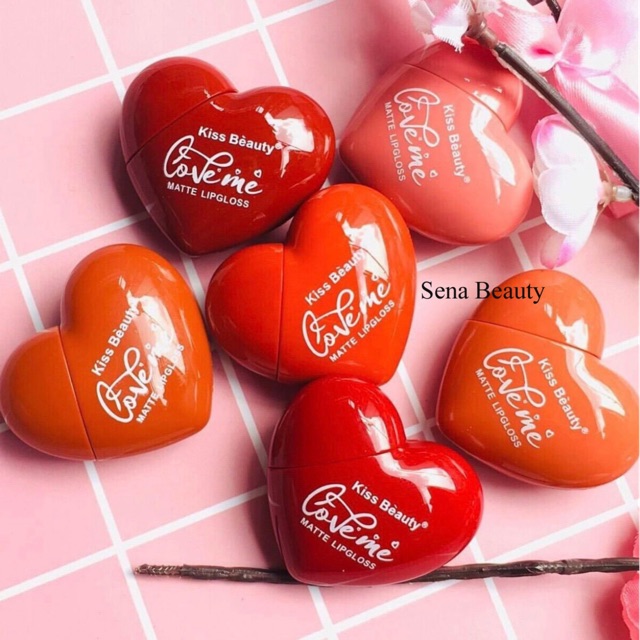 Son kem tint trái tim Kiss Beauty For Valentine Sena Beauty (SKTT) | BigBuy360 - bigbuy360.vn