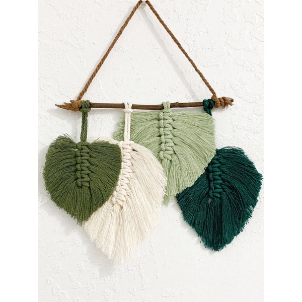 mành lá macrame đơn giản nhẹ nhàng khiến không gia sống của bạn thoải mái yêu đời hơn