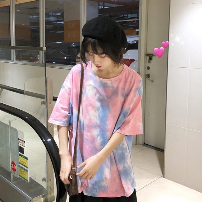 Áo thun tay ngắn phong cách Hàn Quốc cho phái nữ | BigBuy360 - bigbuy360.vn