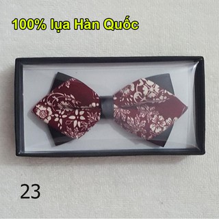NƠ ĐEO CỔ NAM VẢI LỤA