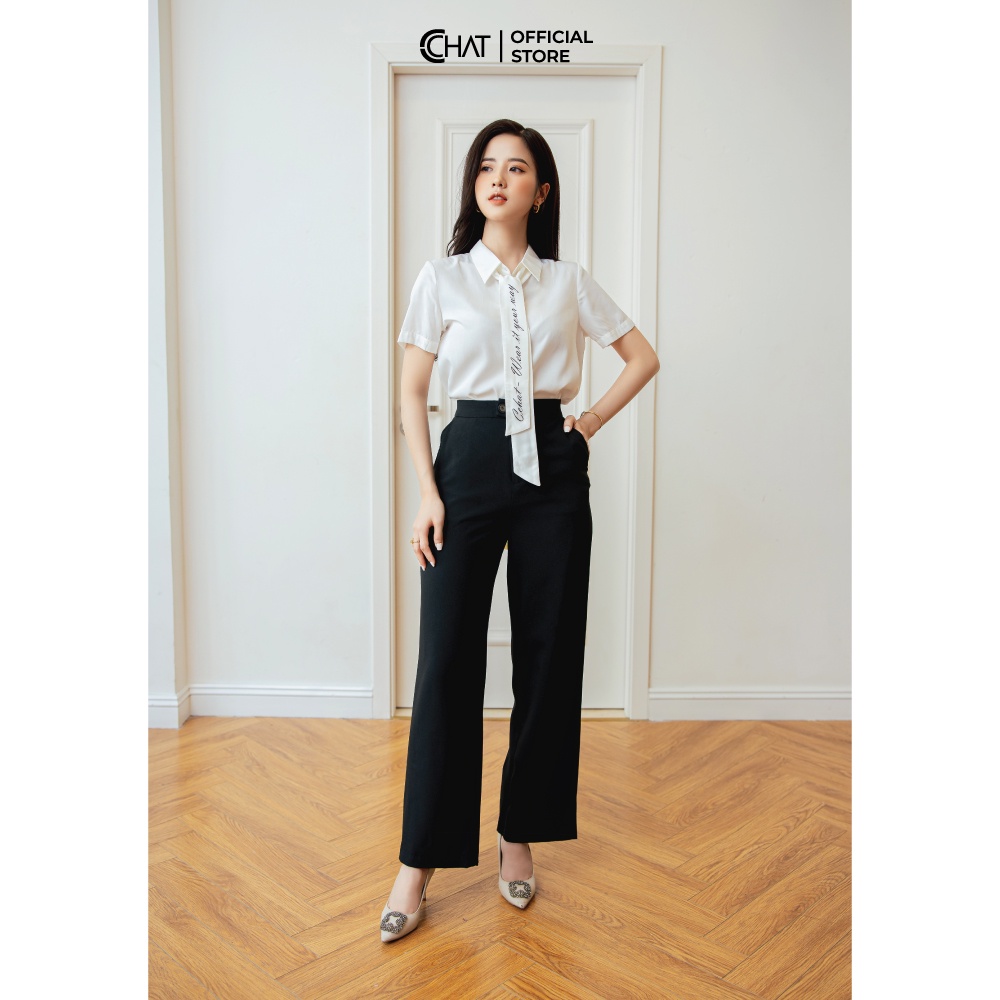 [Mã WABR151A giảm 10% tối đa 30k đơn từ 99k] Quần suông nữ basic CCHAT