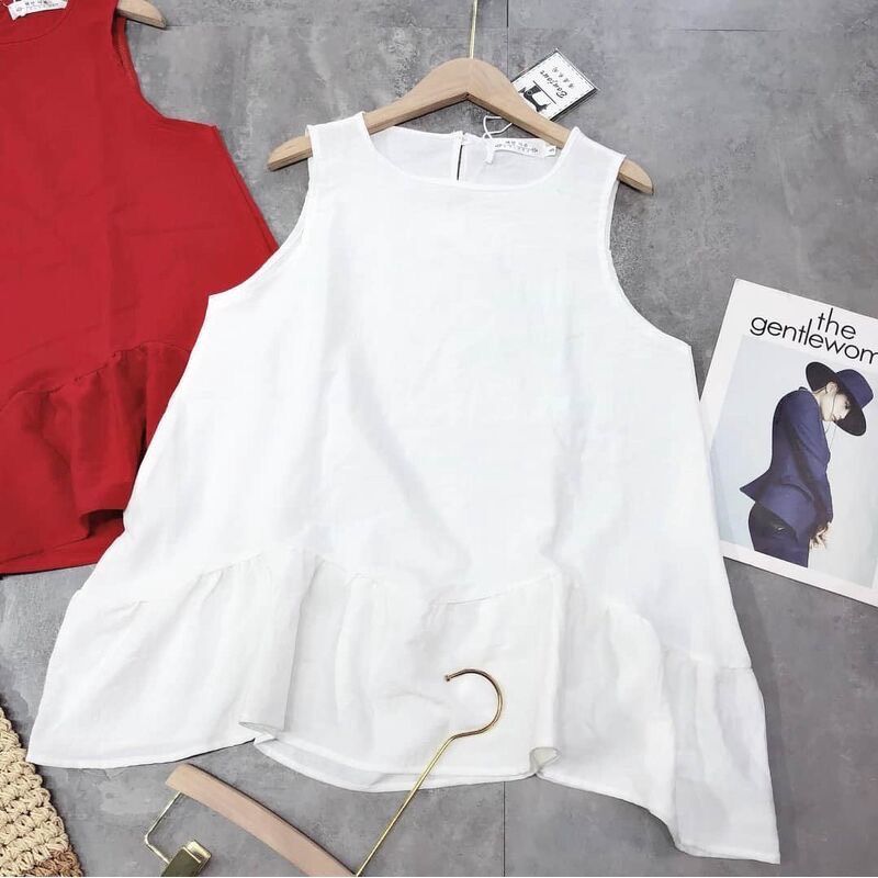 Áo ba lỗ nữ The Mei 1992 - Áo 3 lỗ đũi xước bèo siêu mát mịn đơn giản dáng rộng đuôi cá cao cấp