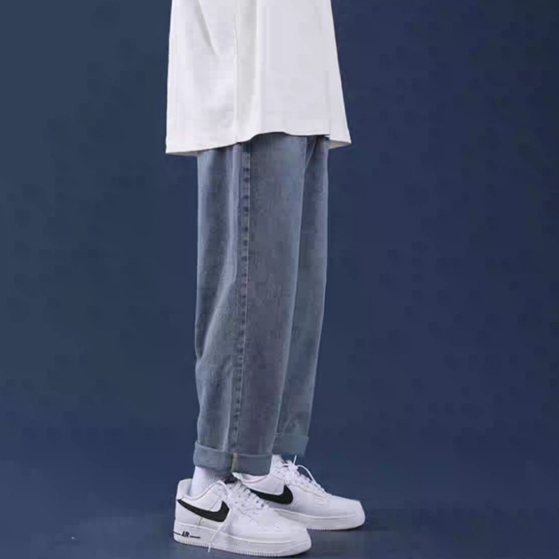 Quần Jean Nam Baggy ống suông, rộng xanh sky, xanh sáng hottrend hàn quốc 2021-Trend Clothing! | BigBuy360 - bigbuy360.vn