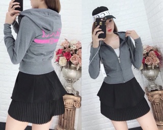 Áo khoác lửng thêu 