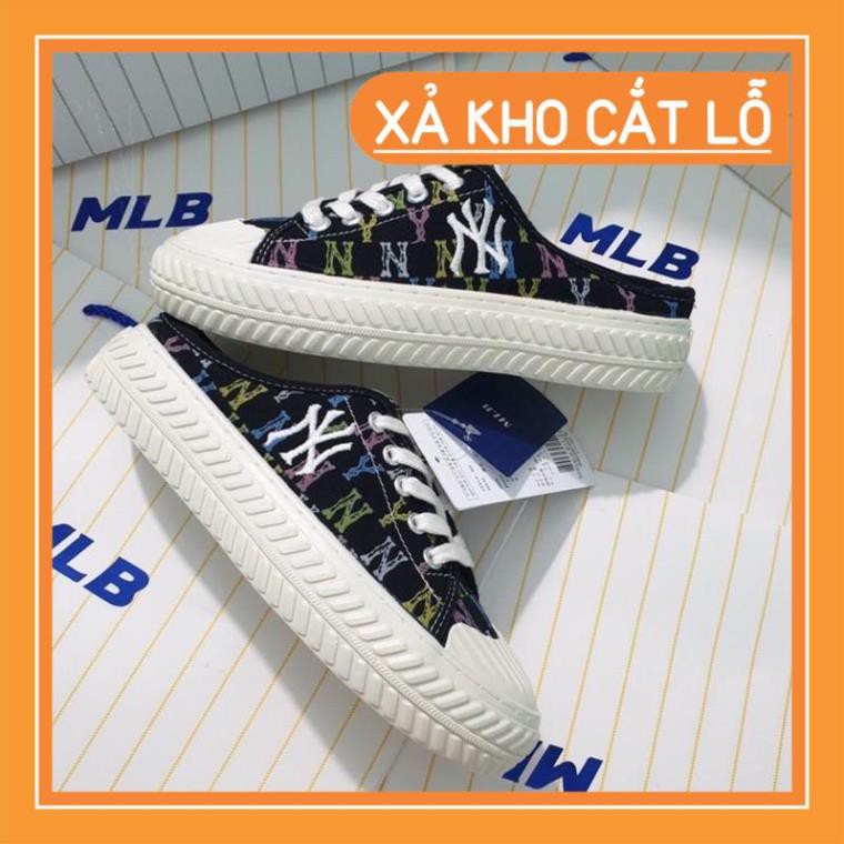 🌈Giày Sục Ny Đạp Gót Đen, Sục Ny Đen, Sục Hoạ Tiết MoNo, Sục 𝐌𝐋𝐁 Đạp Gót Hot Hit 2020 Bản Đẹp💦💦