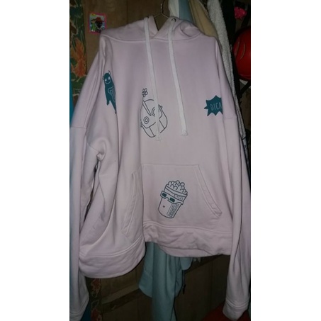 Pass hoodie hồng dicao