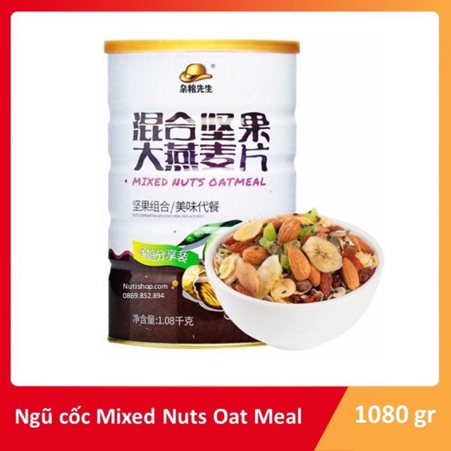 Ngũ cốc Ăn Kiêng Yến Mạch Mixed Nút Oatmeal