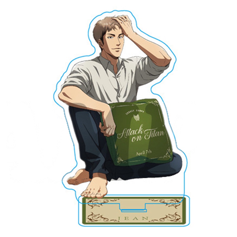 Mô hình nhân vật Levi Rivaille trong Attack On Titan trang trí bàn làm việc tiện lợi