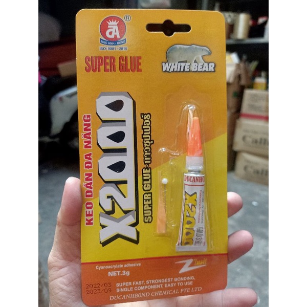 Keo Dán X2000 Siêu Dính, Keo Dán Đa Năng Dán Tất Cả Vật Liệu Bằng Gỗ, Vải, Gốm Sứ, Nhựa An Toàn Với Da Tay (Dạng nước)