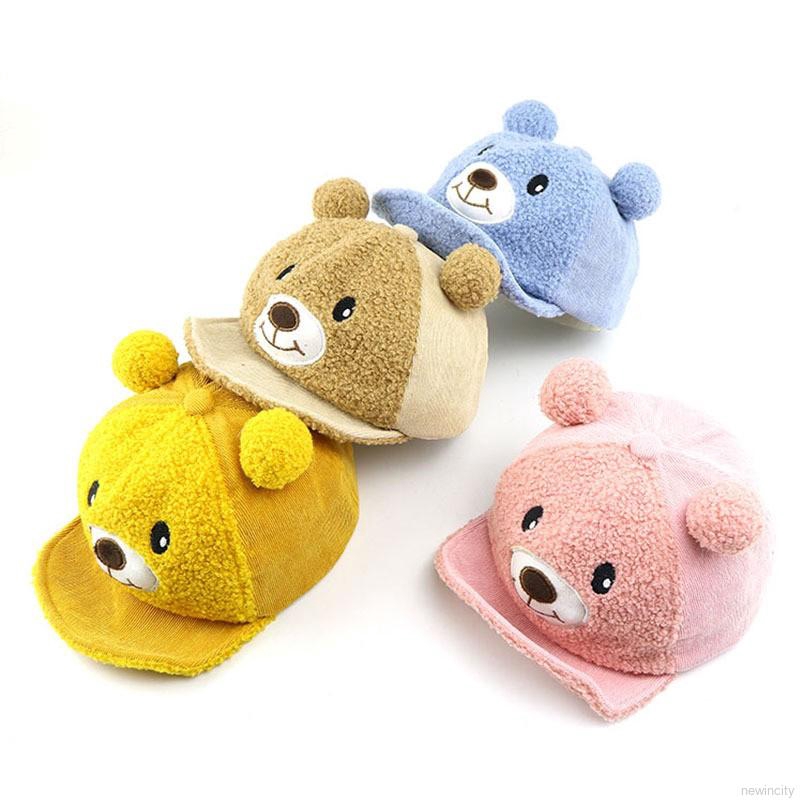 Nón lưỡi trai tai gấu xinh xắn dành cho bé
