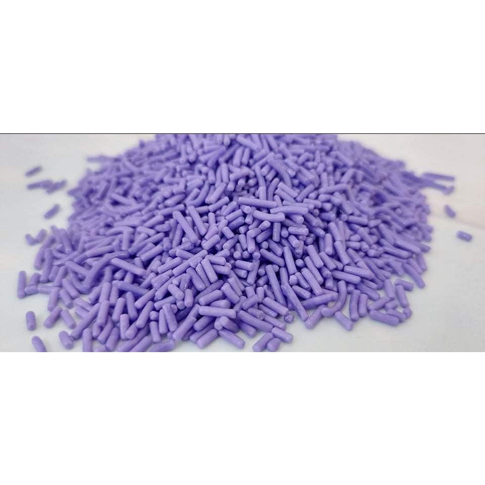 Bông đường cốm sợi màu TÍM 1kg LOẠI 1 kẹo trang trí đồ uống thêm hấp dẫn